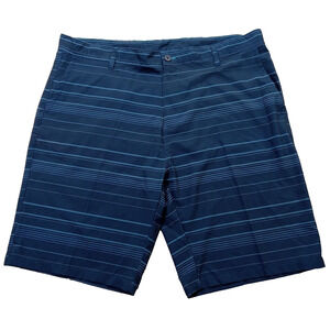 Tapa Threads Shorts 40 Men's Hawaiian Swimwear Board Beach Surfing Blue Striped